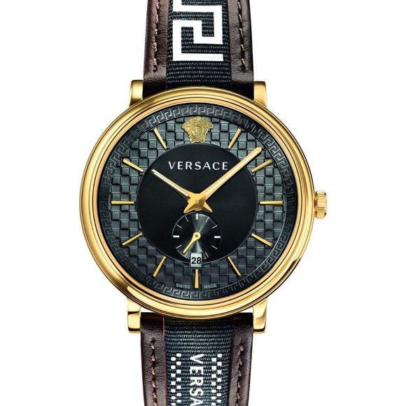 Versace Men's V Circle 42mm Watch